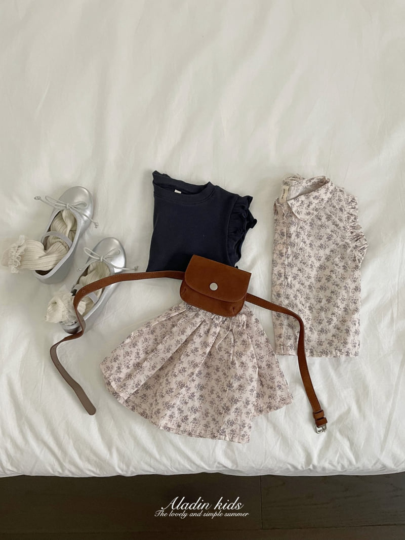 Aladin - Korean Children Fashion - #minifashionista - Flower Pleats Skirt Pants - 6