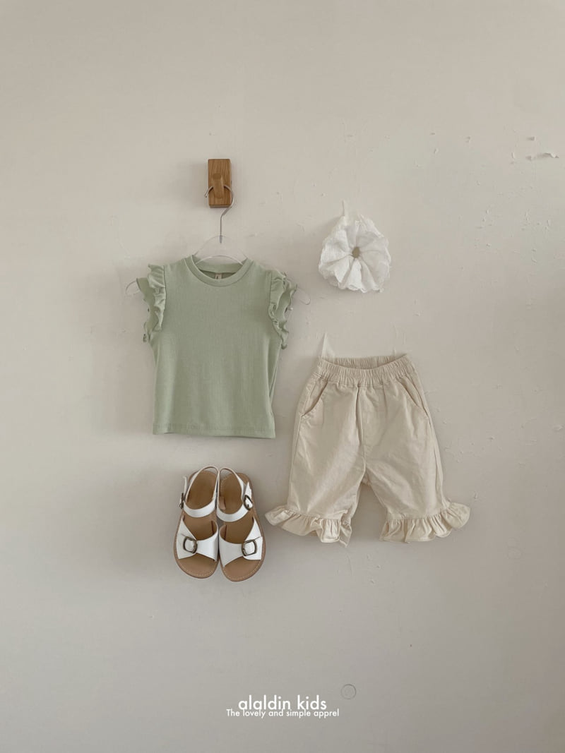 Aladin - Korean Children Fashion - #prettylittlegirls - Frill Bootcut Pants (Cotton) - 11
