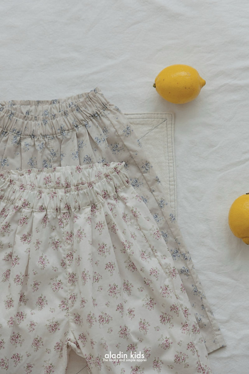 Aladin - Korean Children Fashion - #minifashionista - Comfort Flower Pants - 4