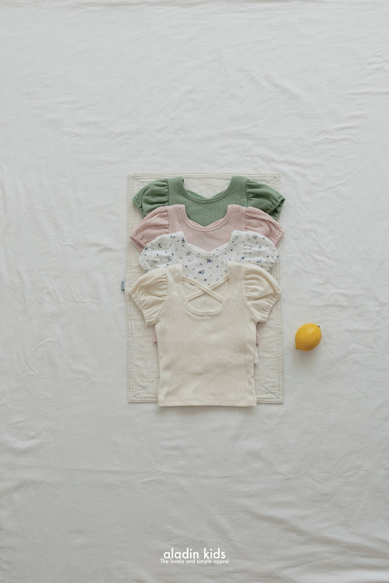 Aladin - Korean Children Fashion - #todddlerfashion - X Puff Tee - 3
