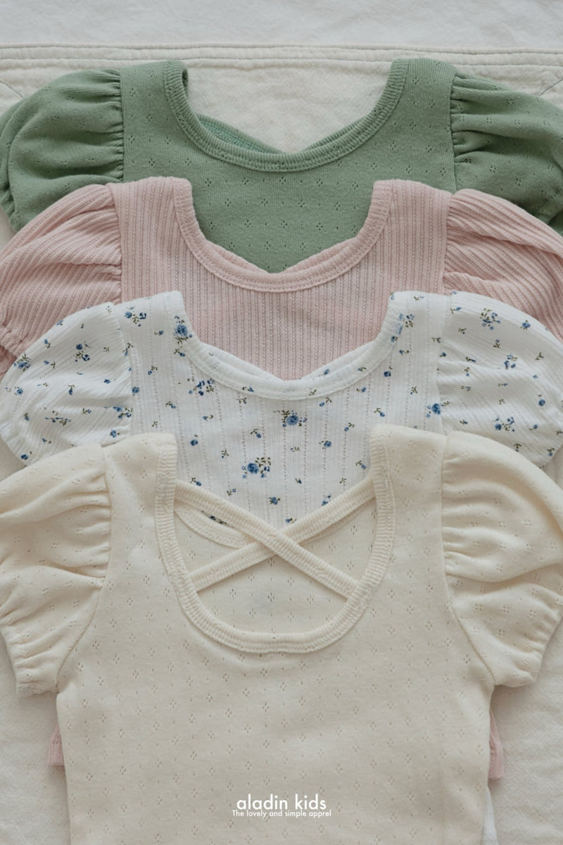 Aladin - Korean Children Fashion - #todddlerfashion - X Puff Tee - 4