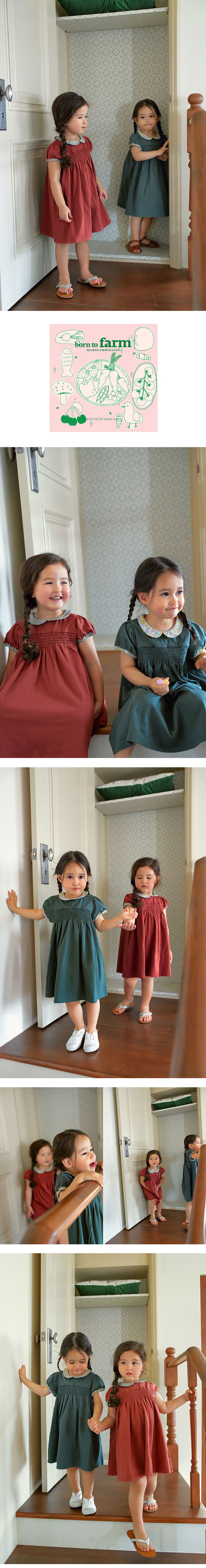 Amber - Korean Children Fashion - #childofig - Romi Shirred One-piece - 3
