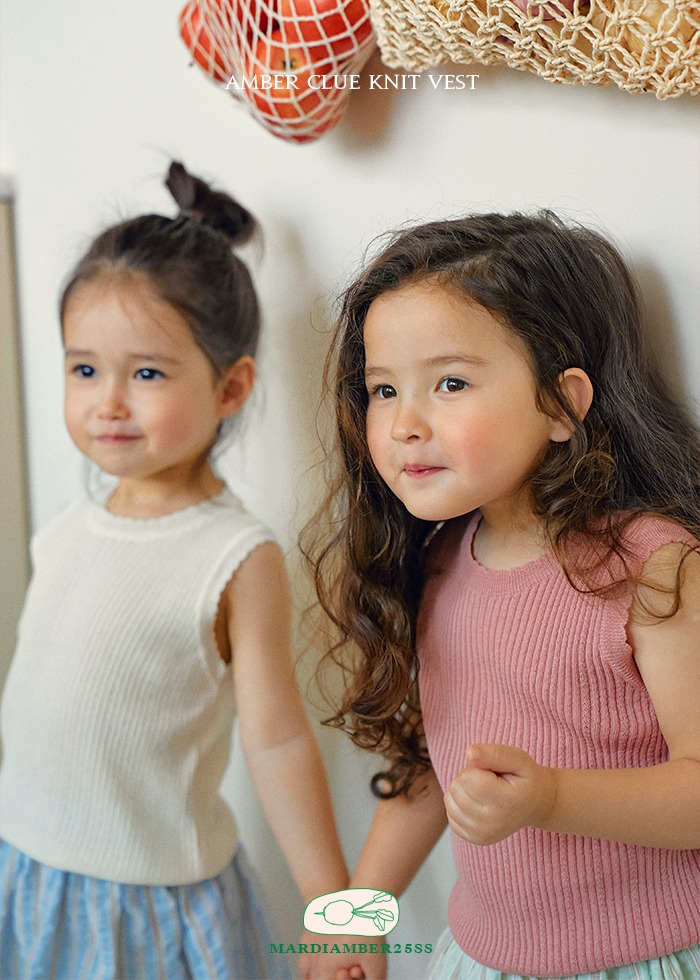 Amber - Korean Children Fashion - #childofig - Clue Knit Vest - 2