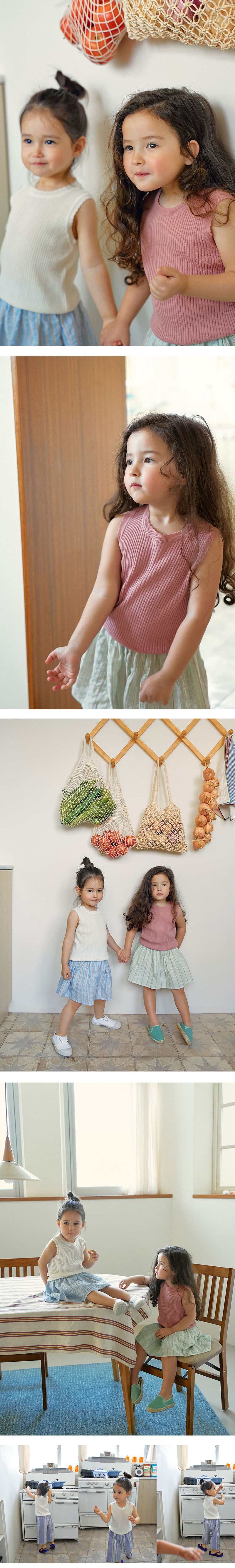 Amber - Korean Children Fashion - #designkidswear - Clue Knit Vest - 5