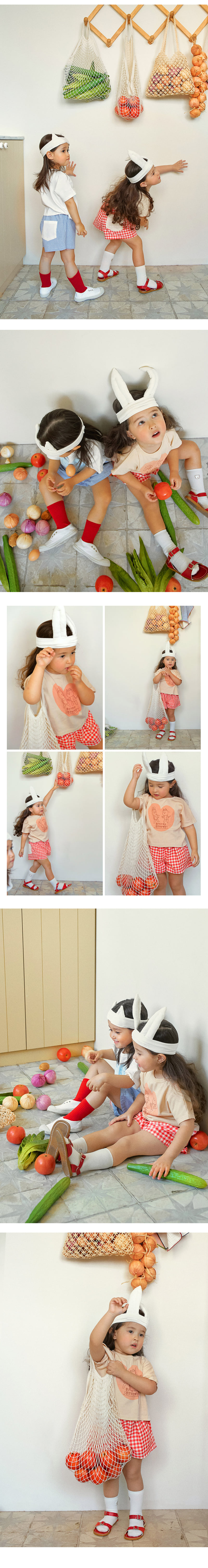 Amber - Korean Children Fashion - #designkidswear - Deli Check Set - 4