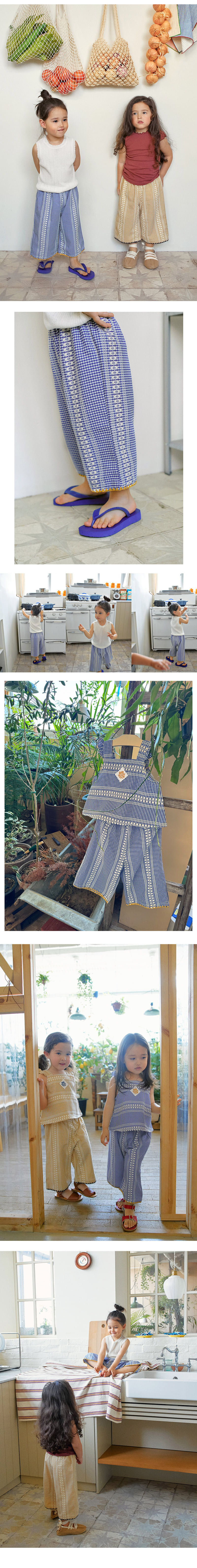 Amber - Korean Children Fashion - #discoveringself - Quilt Check Pants - 4