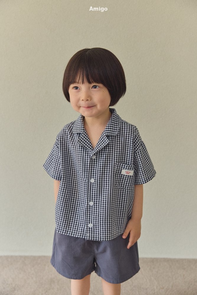 Amigo - Korean Children Fashion - #Kfashion4kids - Check Shirt - 10