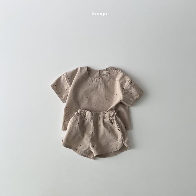 Amigo - Korean Children Fashion - #Kfashion4kids - Dot Set - 5