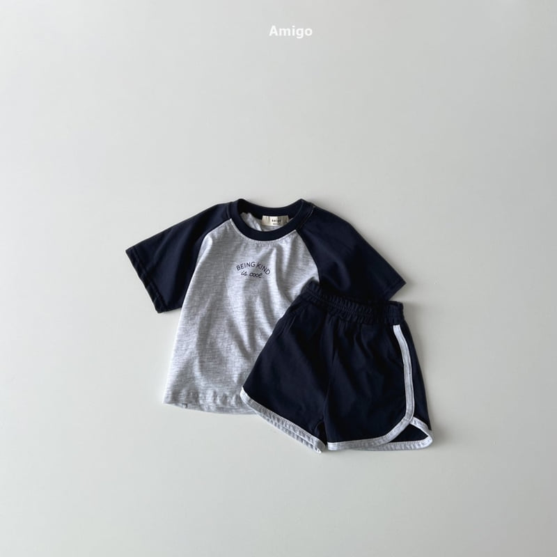 Amigo - Korean Children Fashion - #kidzfashiontrend - Cool Raglan Set - 4