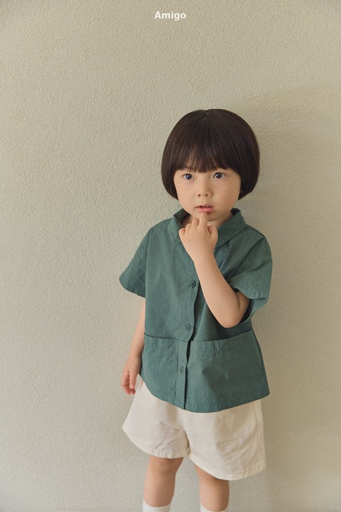 Amigo - Korean Children Fashion - #Kfashion4kids - Pocket Shirt - 9