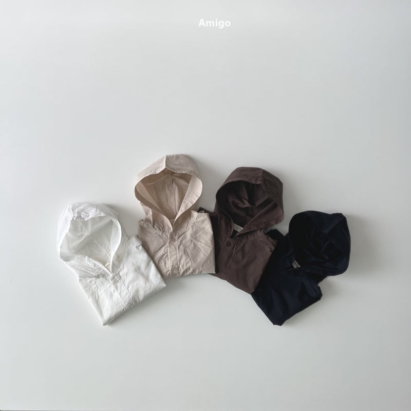 Amigo - Korean Children Fashion - #childofig - Summer Hood Jumper