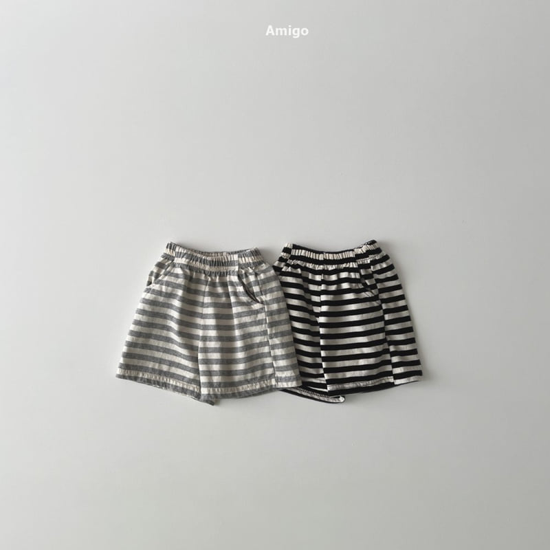 Amigo - Korean Children Fashion - #childofig - Stripe Pants