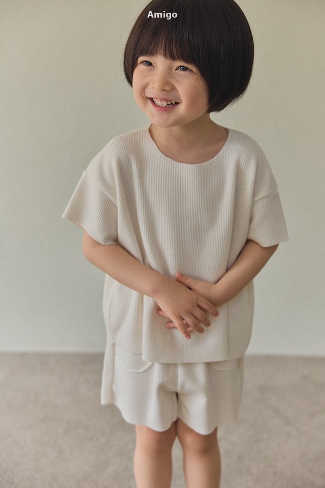 Amigo - Korean Children Fashion - #childofig - Vera Ribbed Set - 11