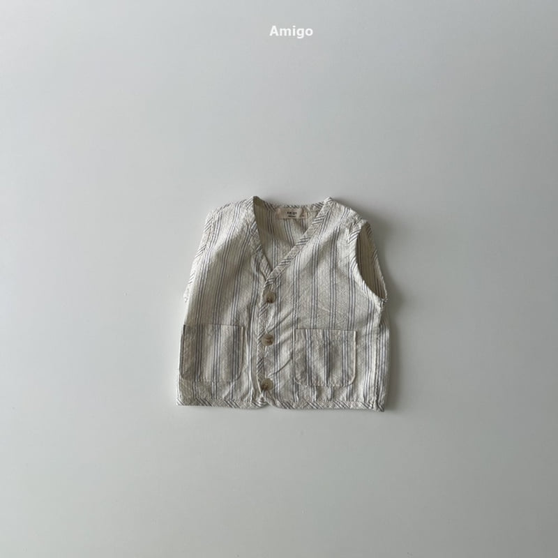 Amigo - Korean Children Fashion - #childofig - Ariel Vest - 4