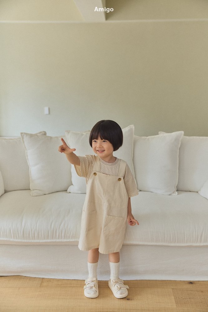 Amigo - Korean Children Fashion - #designkidswear - Candle Overalls - 7