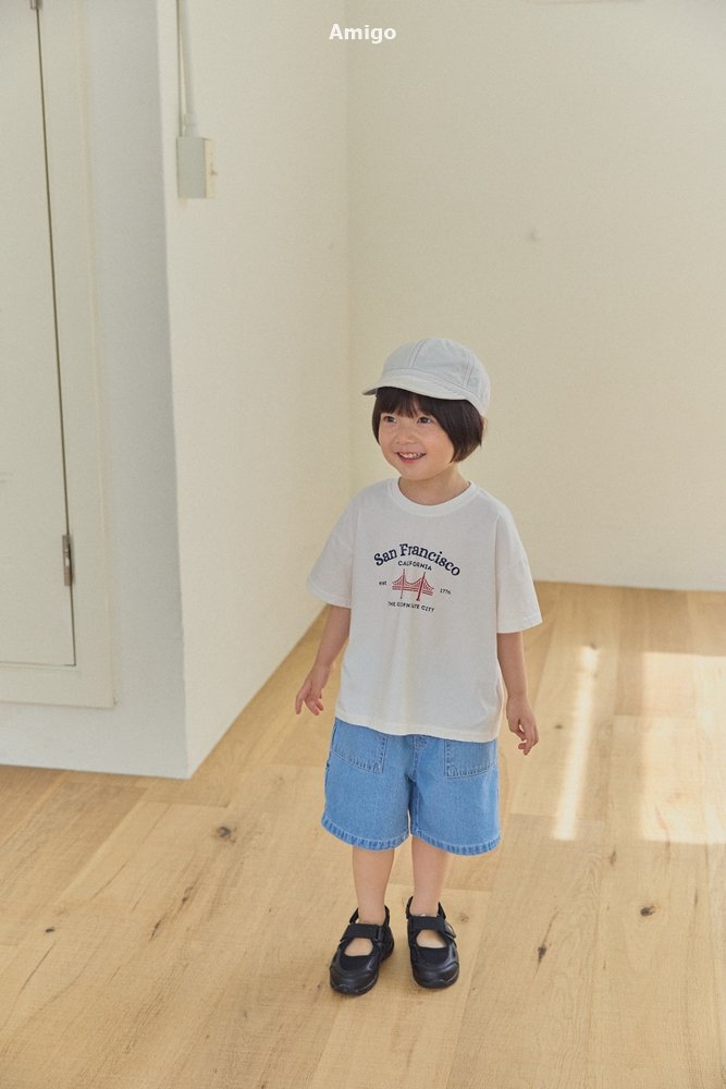 Amigo - Korean Children Fashion - #designkidswear - Back Pocket Denim Pants - 8
