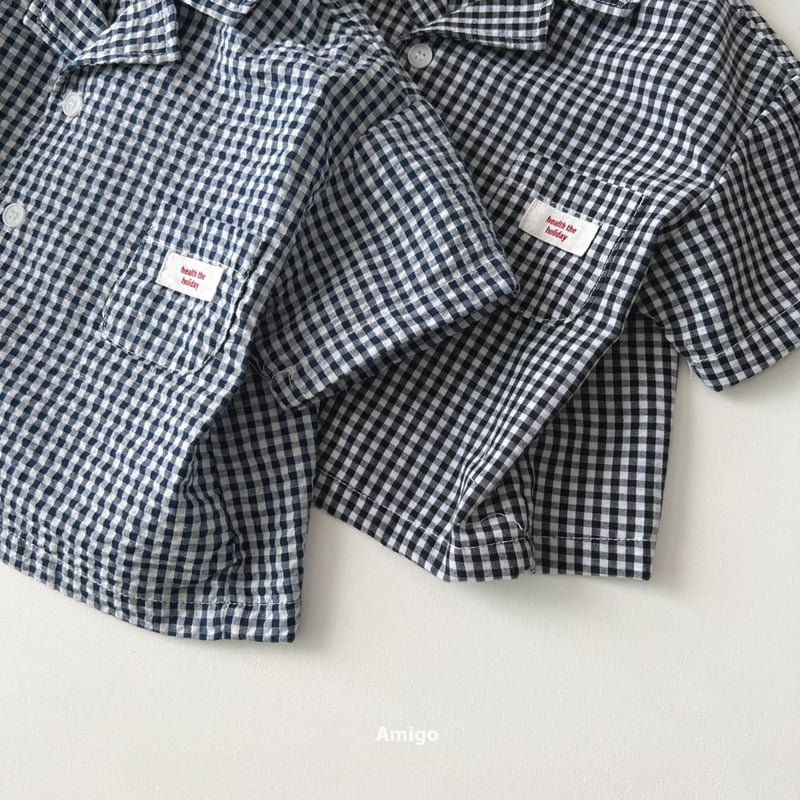 Amigo - Korean Children Fashion - #discoveringself - Check Shirt - 5