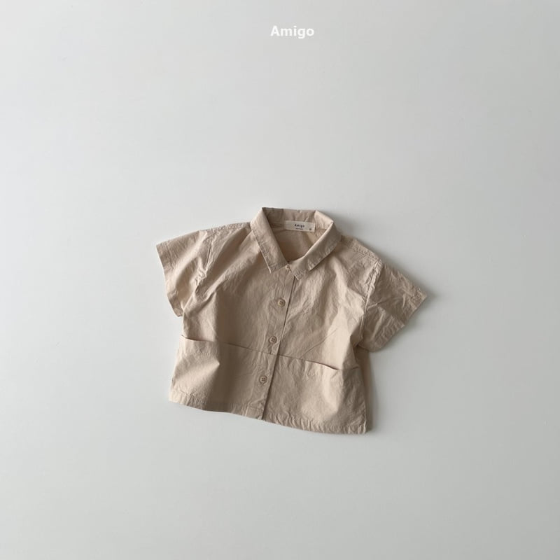 Amigo - Korean Children Fashion - #designkidswear - Pocket Shirt - 4