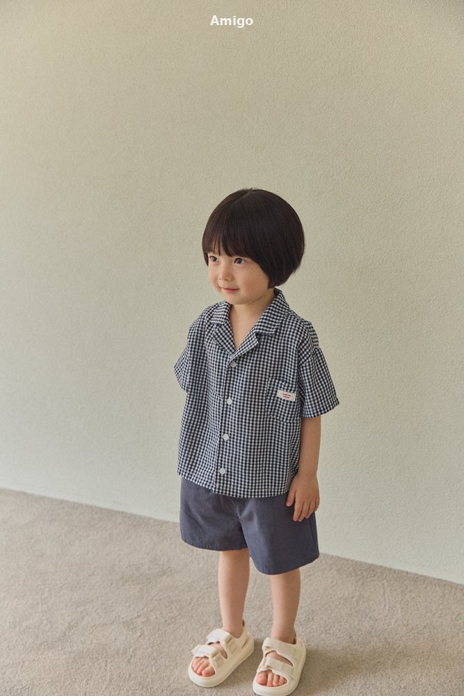 Amigo - Korean Children Fashion - #fashionkids - Check Shirt - 6