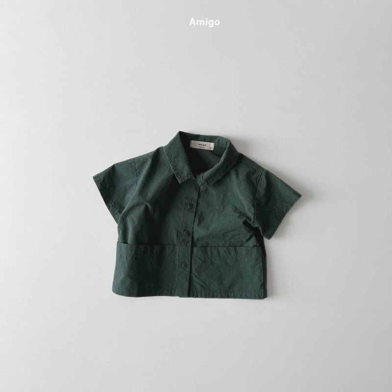 Amigo - Korean Children Fashion - #fashionkids - Pocket Shirt - 5