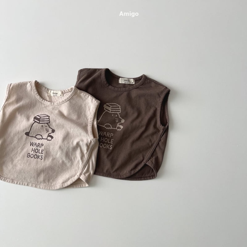 Amigo - Korean Children Fashion - #kidsshorts - Mole Wrap Tee - 5
