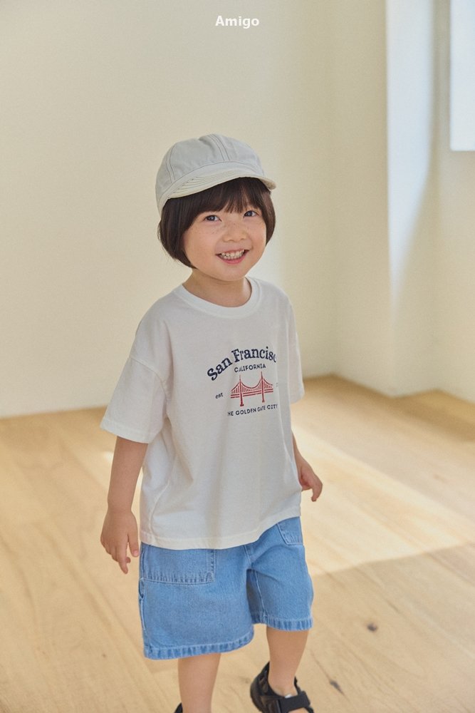 Amigo - Korean Children Fashion - #kidsshorts - Back Pocket Denim Pants - 11