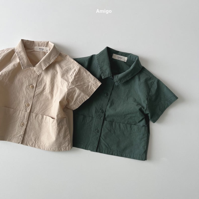 Amigo - Korean Children Fashion - #kidsshorts - Pocket Shirt - 6