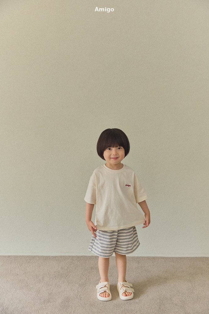 Amigo - Korean Children Fashion - #kidsshorts - Stripe Pants - 7