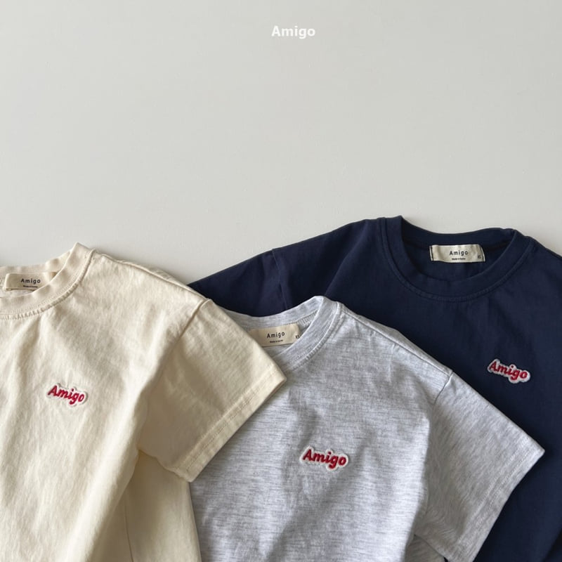 Amigo - Korean Children Fashion - #kidsshorts - Basic Tee - 4