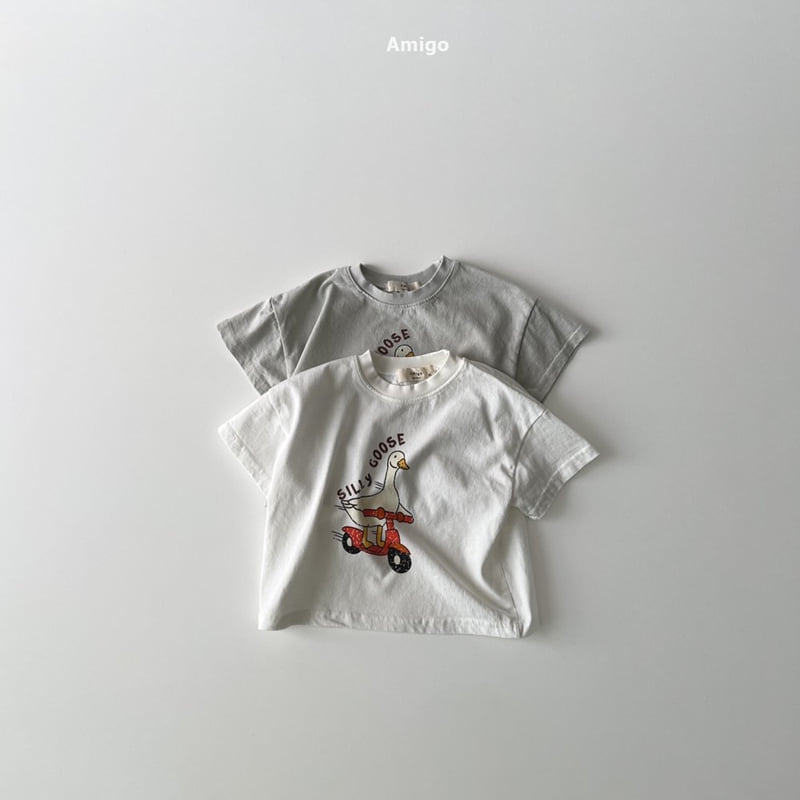 Amigo - Korean Children Fashion - #kidsstore - Goose Tee