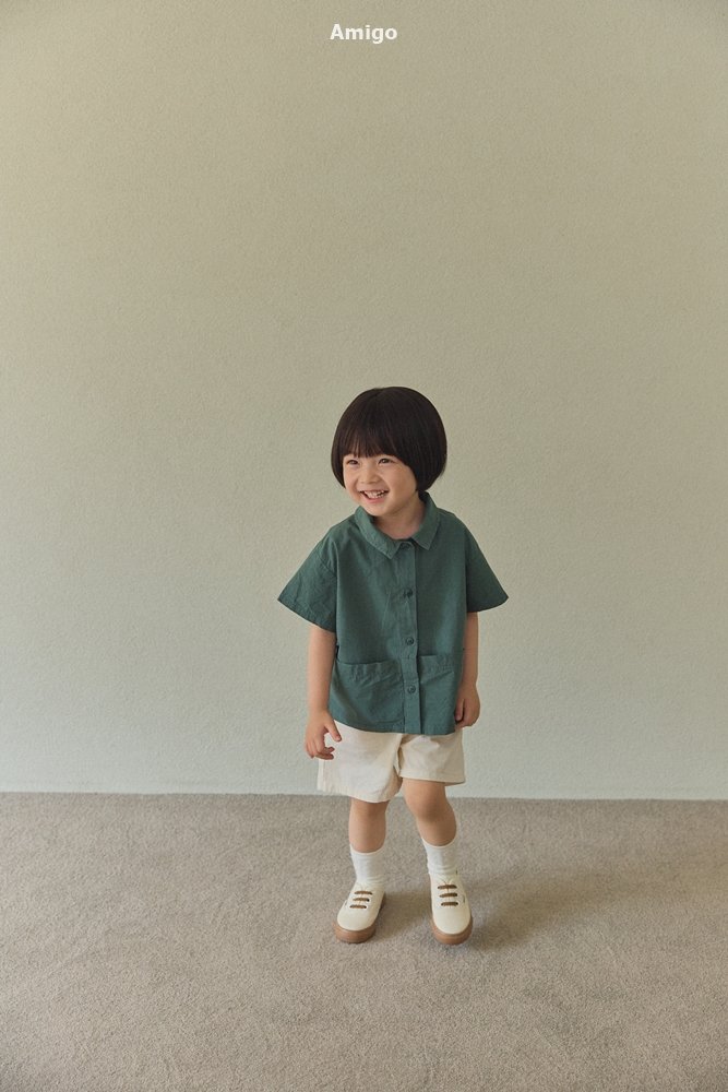 Amigo - Korean Children Fashion - #kidsstore - Pocket Shirt - 7