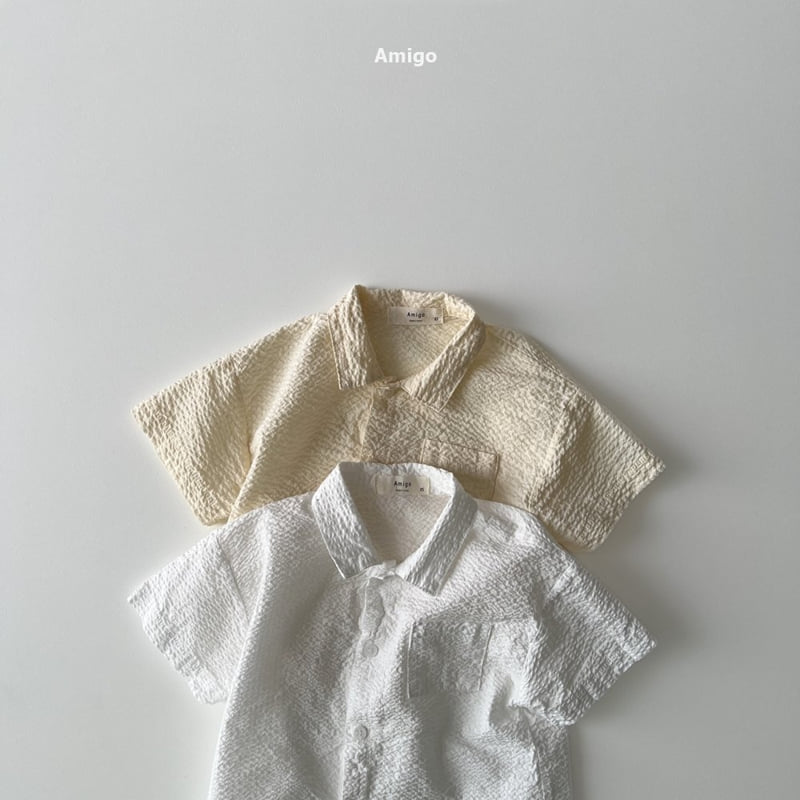 Amigo - Korean Children Fashion - #kidsstore - Embo Shirt - 6