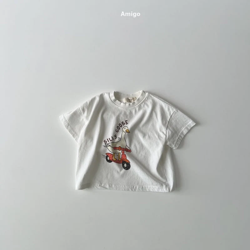 Amigo - Korean Children Fashion - #kidzfashiontrend - Goose Tee - 2