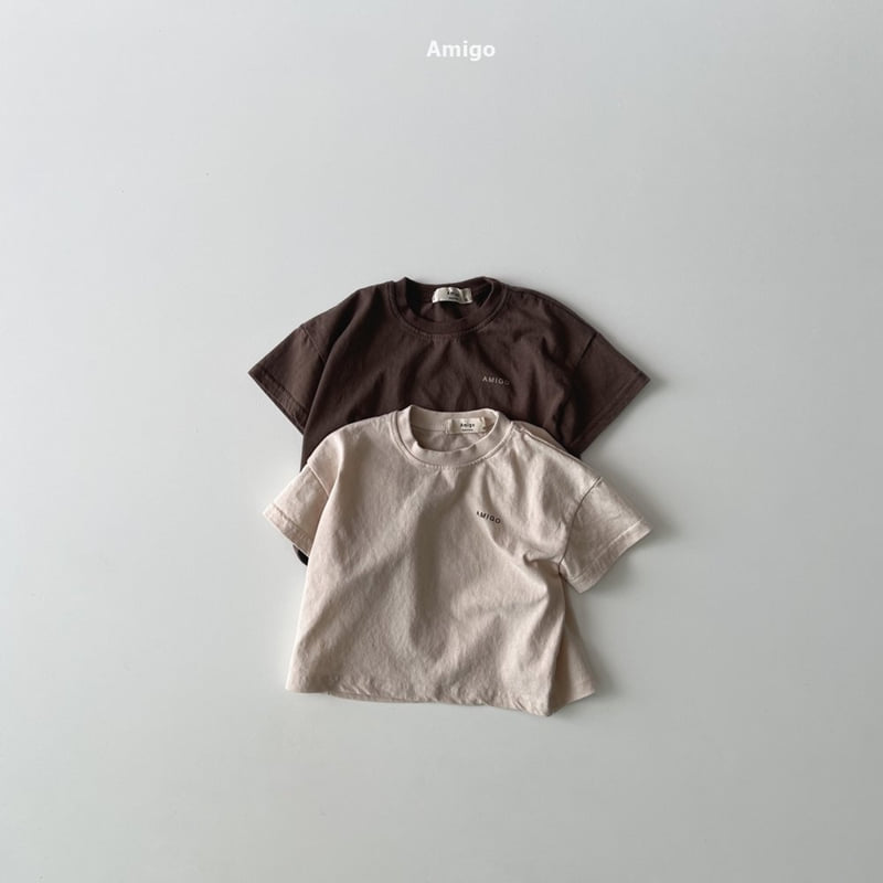 Amigo - Korean Children Fashion - #kidzfashiontrend - Vertical Amigo Tee