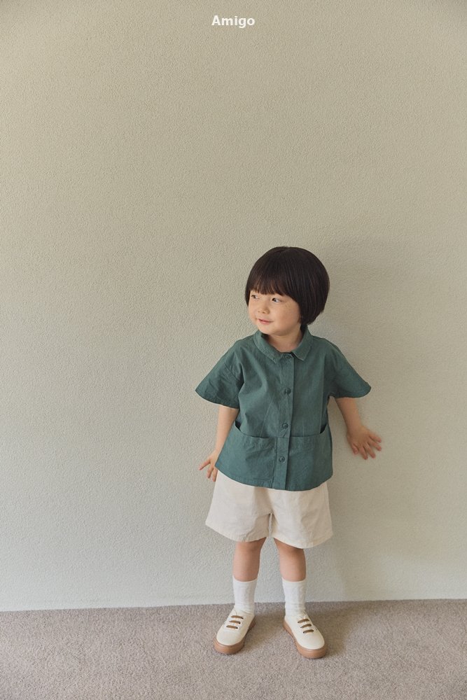 Amigo - Korean Children Fashion - #kidzfashiontrend - Pocket Shirt - 8
