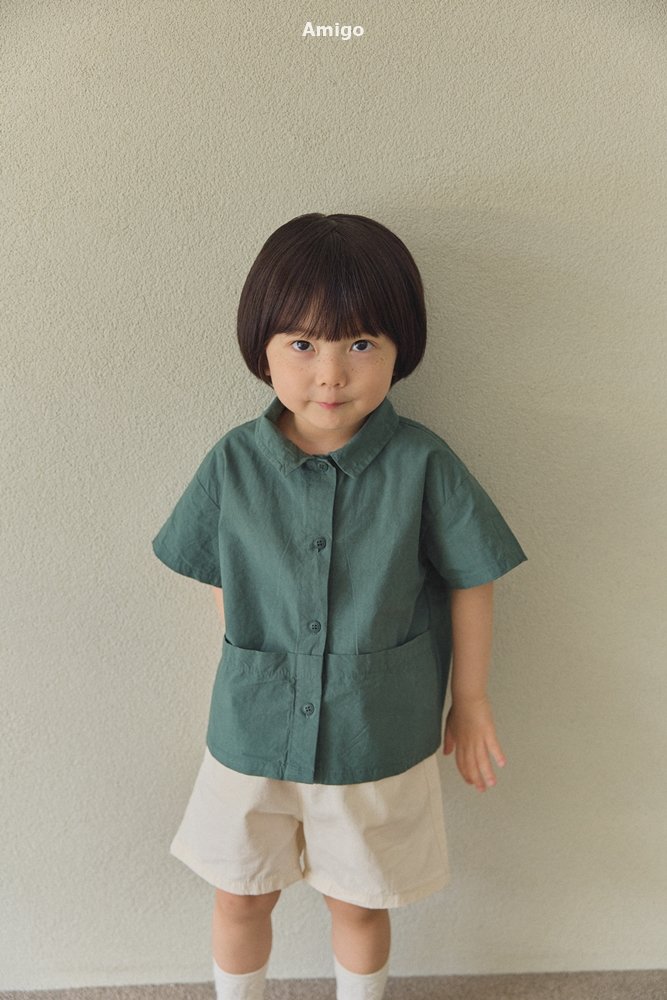 Amigo - Korean Children Fashion - #littlefashionista - Pocket Shirt - 10