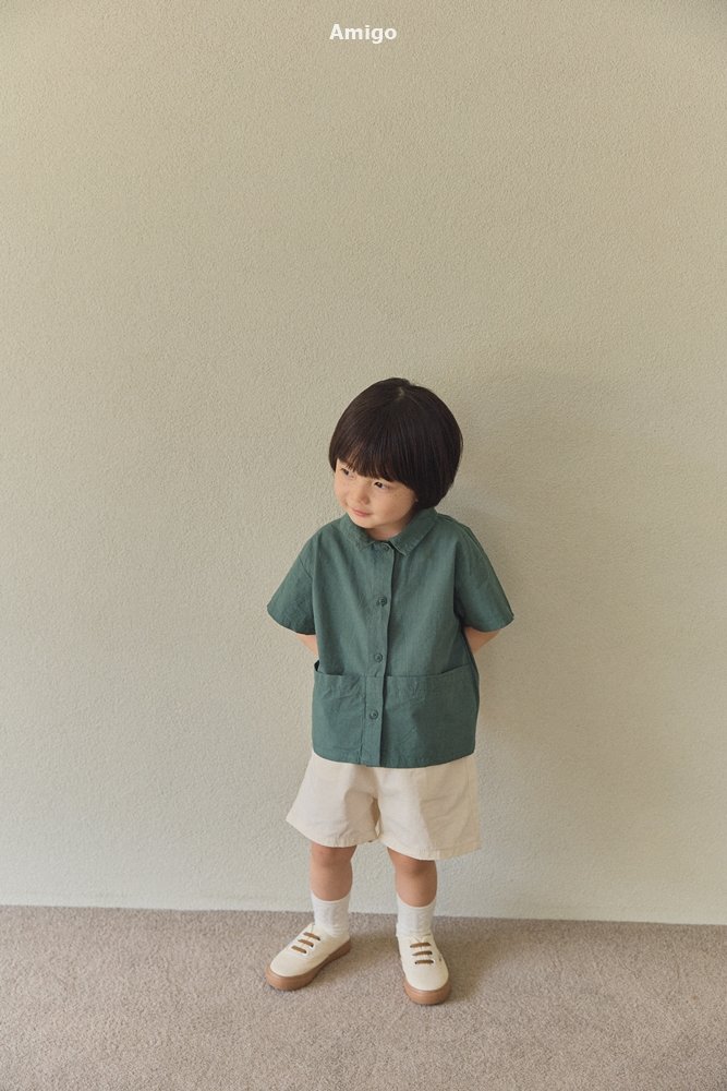 Amigo - Korean Children Fashion - #magicofchildhood - Pocket Shirt - 11