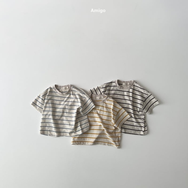 Amigo - Korean Children Fashion - #minifashionista - Moomin Linen Stripe Tee