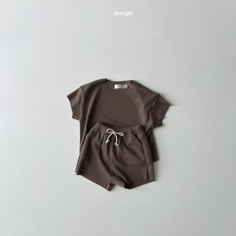 Amigo - Korean Children Fashion - #todddlerfashion - Vera Ribbed Set - 8