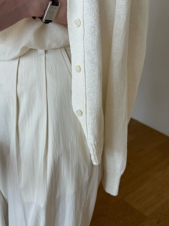 Amygrace - Korean Women Fashion - #momslook - Roman Linen Cardigan - 6