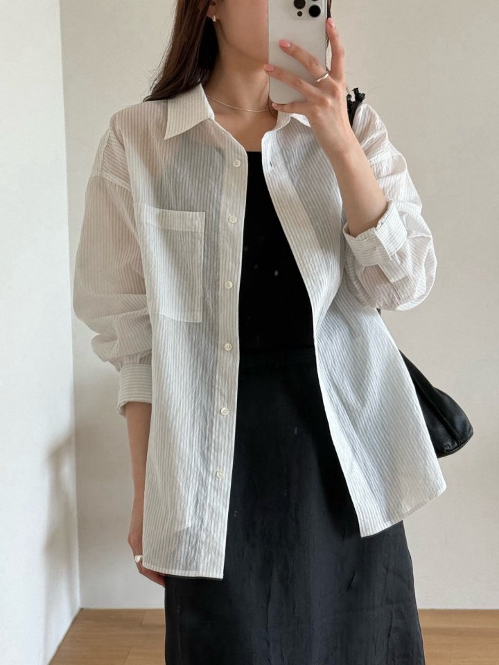 Amygrace - Korean Women Fashion - #womensfashion - Melody Shirt - 4