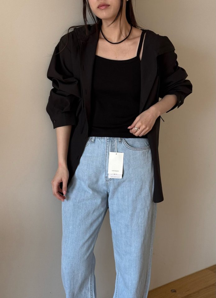 Amygrace - Korean Women Fashion - #momslook - Tint Hood Shirt - 7