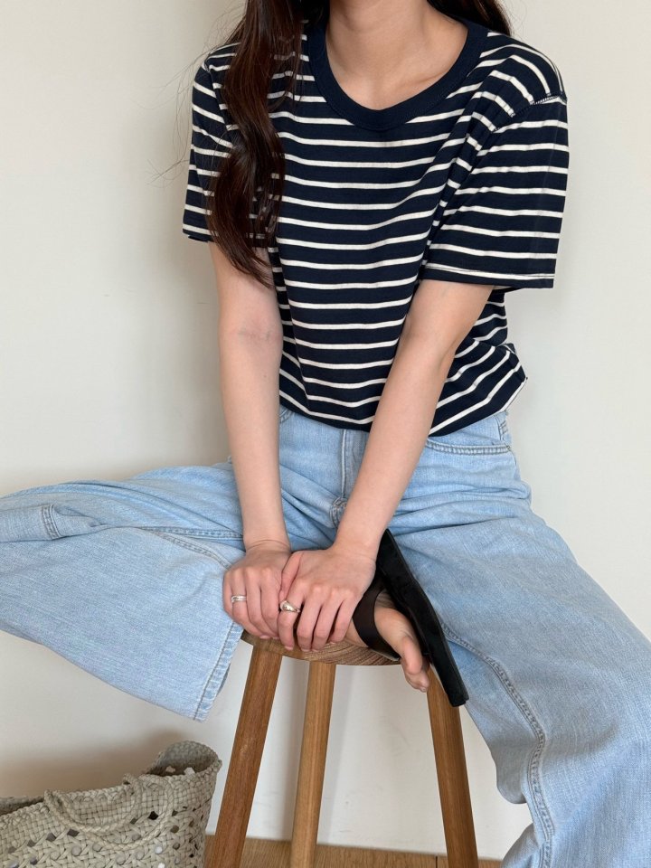 Amygrace - Korean Women Fashion - #momslook - Purely Denim Pants - 5