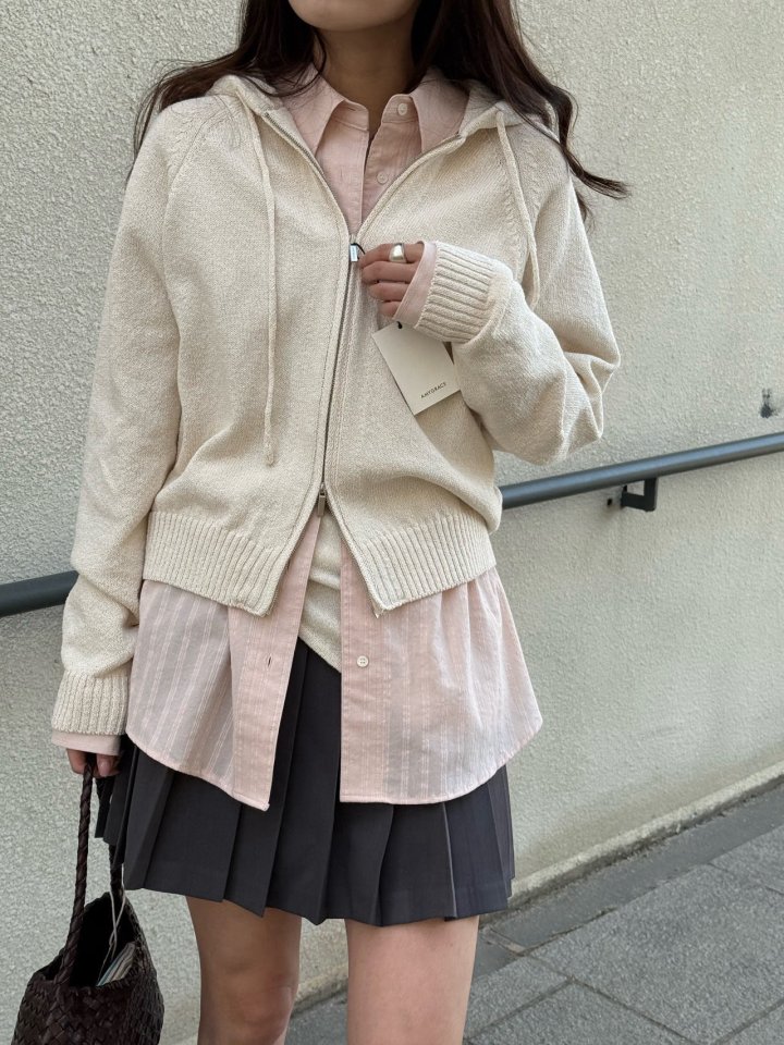 Amygrace - Korean Women Fashion - #womensfashion - Bridge Hood Jacket - 6