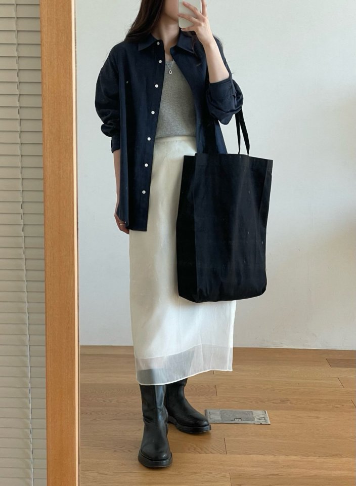 Amygrace - Korean Women Fashion - #womensfashion - See Through Tone Skirt - 2