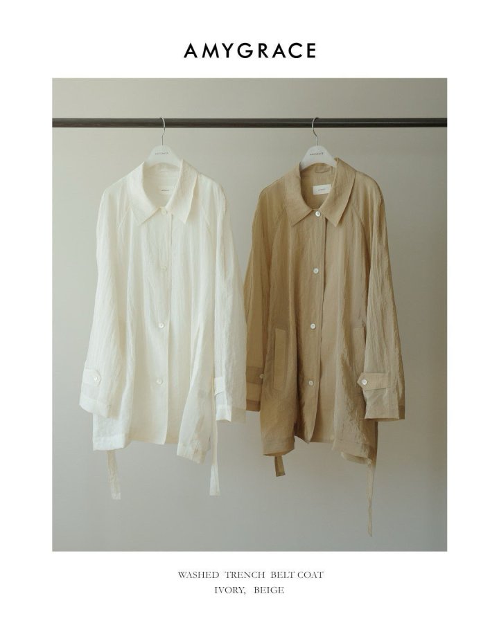 Amygrace - Korean Women Fashion - #womensfashion - Wished Trench Coat - 10