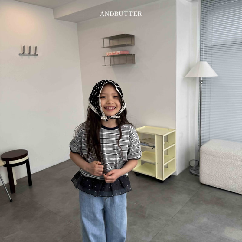 Andbutter - Korean Children Fashion - #Kfashion4kids - Mix ST Tee - 3