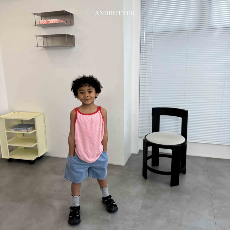 Andbutter - Korean Children Fashion - #Kfashion4kids - Double Terry Sleeveless - 2