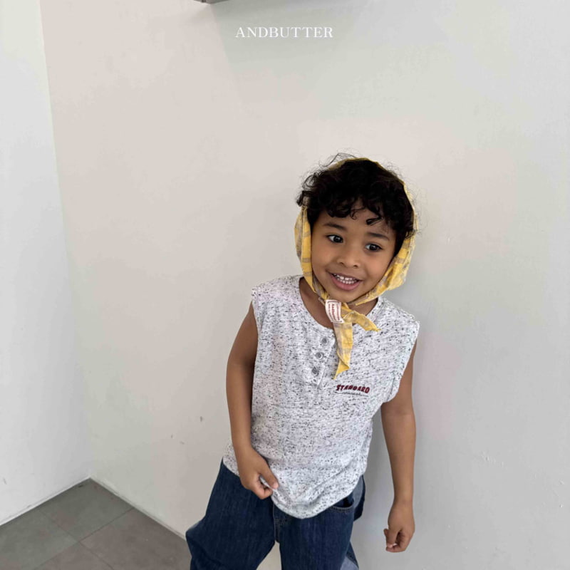 Andbutter - Korean Children Fashion - #childofig - Button Sleeveless - 10