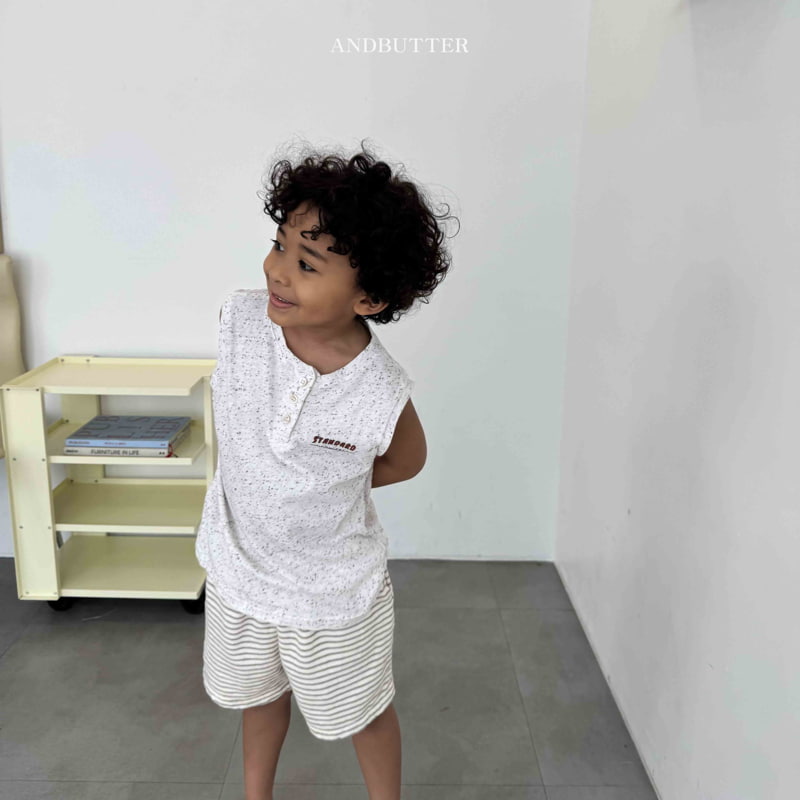 Andbutter - Korean Children Fashion - #childofig - Button Sleeveless - 9